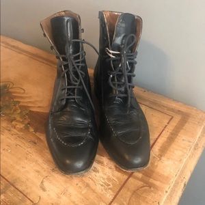 Alexia leather booties, vintage hard to find
